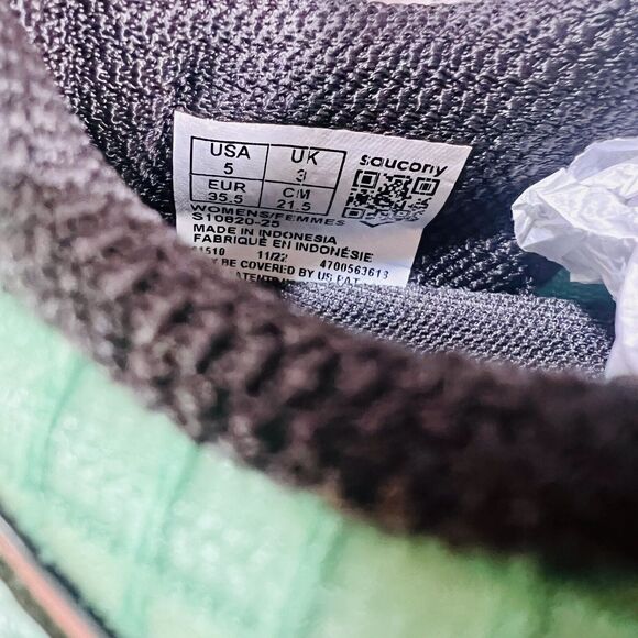 Saucony Freedom Crossport Sprig Women’s Size 5 Running Shoes Green Mint Sneakers - Picture 10 of 11